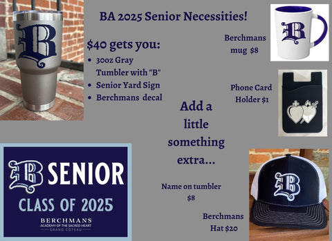 2025 BA Senior Necessities