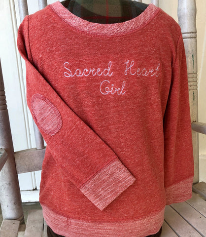 ASH Youth "Sacred Heart Girl" Red Sweatshirt