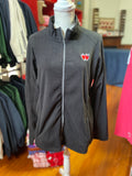 Ladies Micro fleece full zip jacket w/Heart logo or B