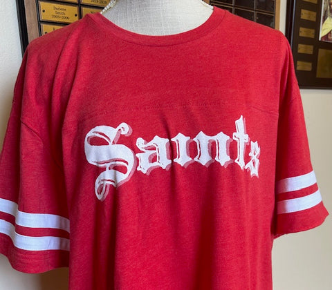 Tees - Saints Vintage Red Jersey Tee