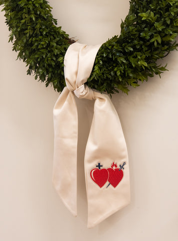 Sashes for wreaths - Heart logo or B logo