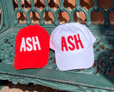 Caps - ASH - Red and White caps