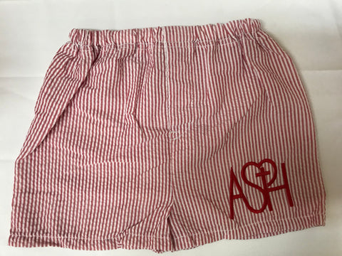 ASH or Berchmans Seersucker Shorts