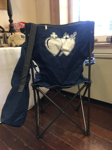 Foldable Sports Chair with Hearts Logo