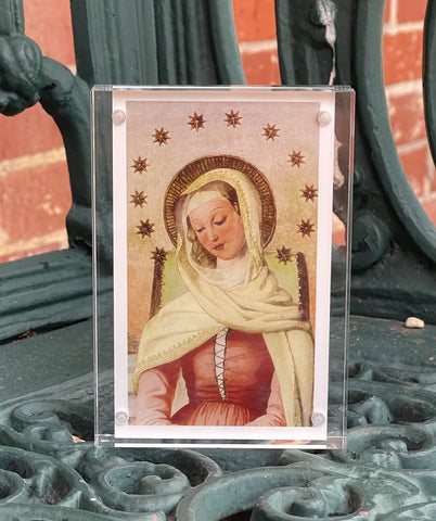 Mater Prayer Card framed
