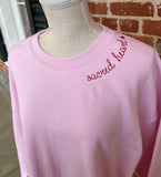 Sweatshirts - ASH Pink Crewneck Adult Sweatshirt