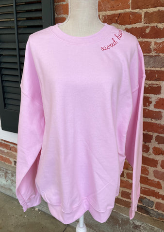 Sweatshirts - ASH Pink Crewneck Sweatshirt