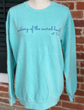 Comfort Colors Mint Sweatshirt