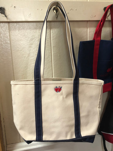 Totes - LLBean Tote with Hearts Logo